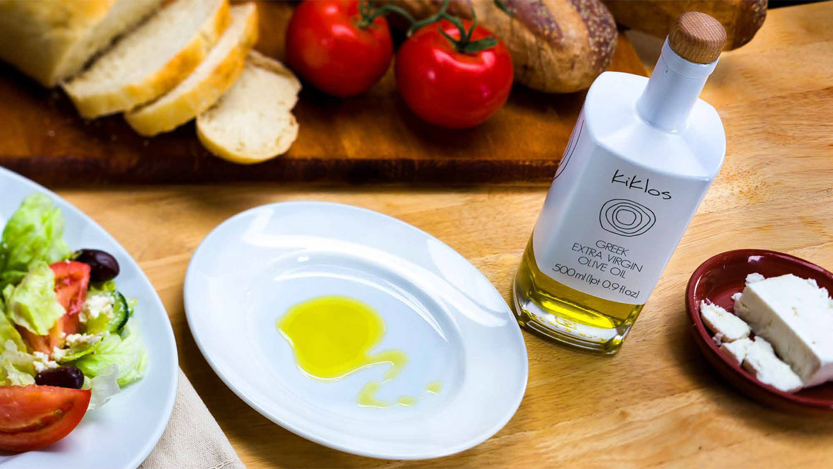 Experience the alluring aroma and distinctive bold flavor of Kiklos Greek Extra Virgin Olive Oil. A truly limited production oil, presented from our table to yours.